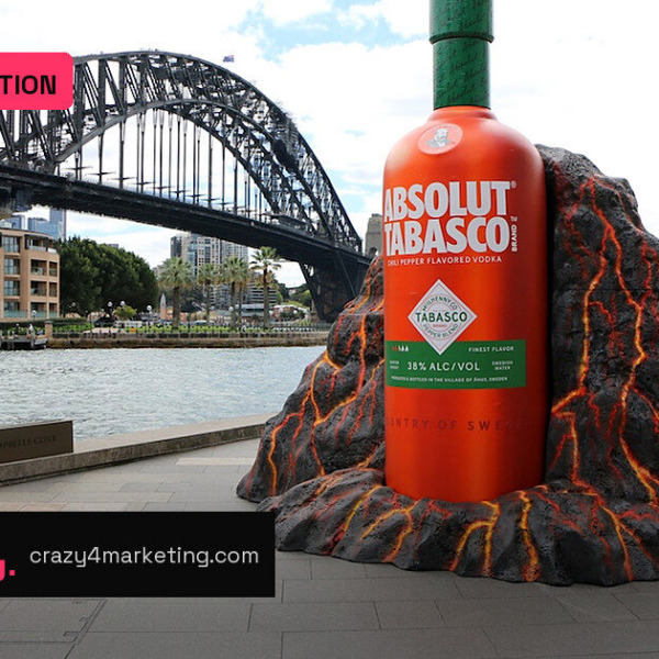 Absolut Tabasco Volcano Takes Over Sydney Harbour