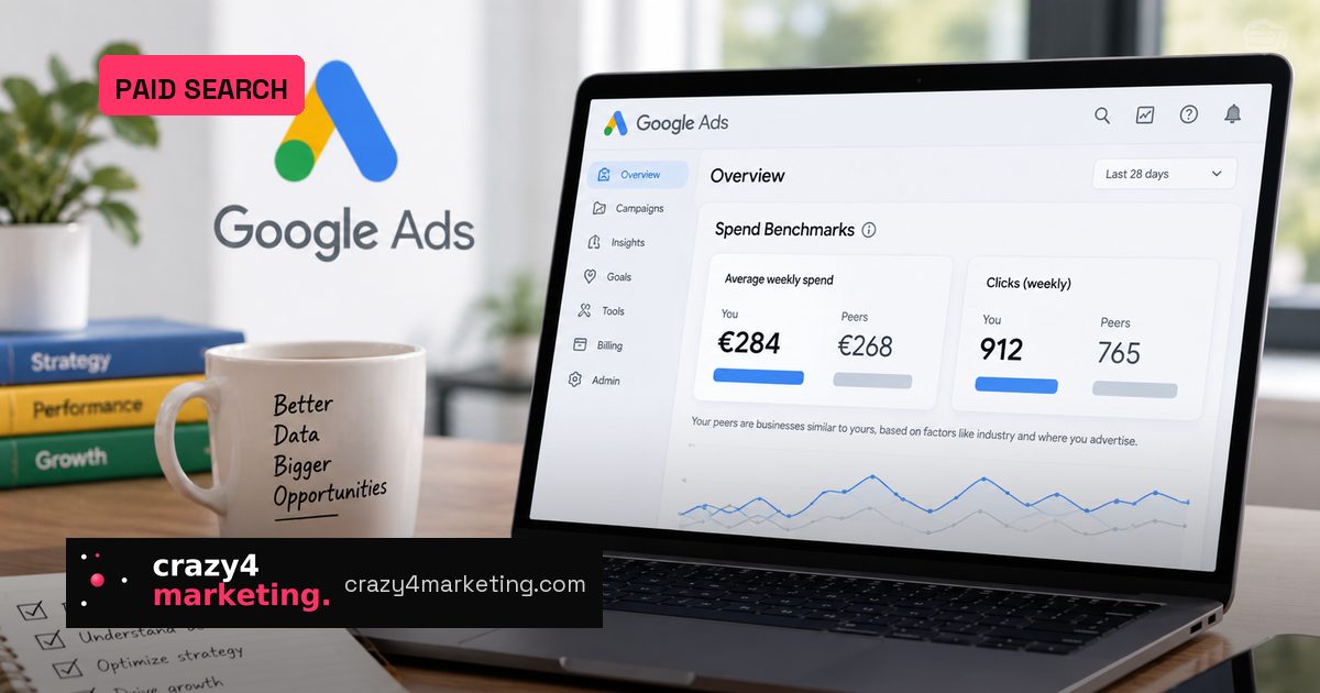 Google Ads Adds Peer Spend Benchmarks