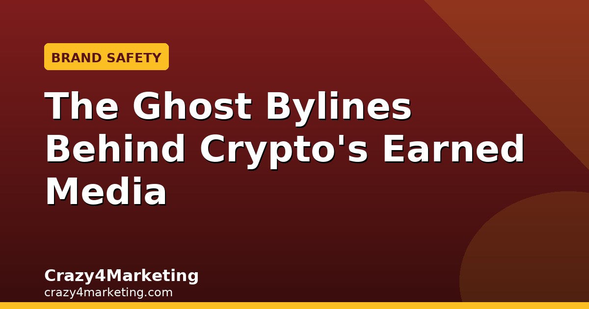 The Ghost Bylines Behind Crypto's Earned Media