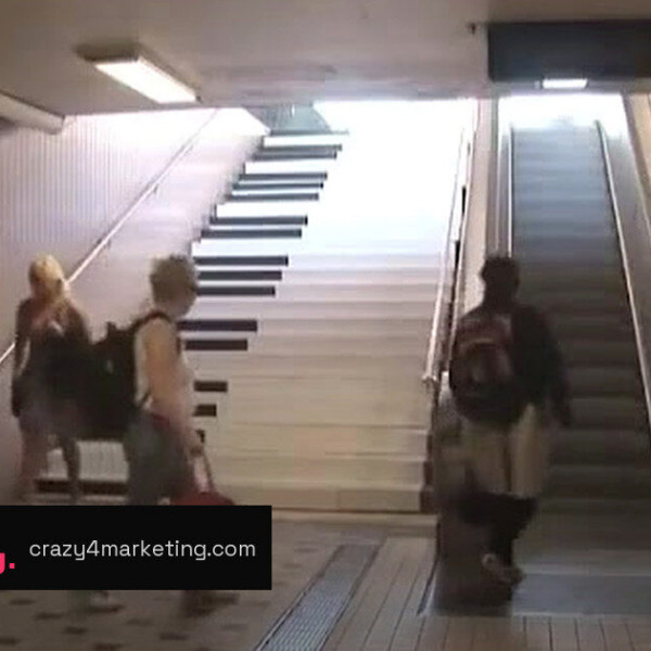 Volkswagen’s Fun Theory Piano Staircase