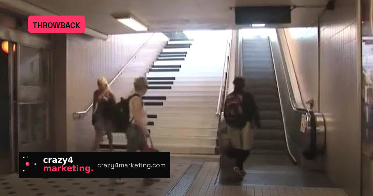 Volkswagen’s Fun Theory Piano Staircase